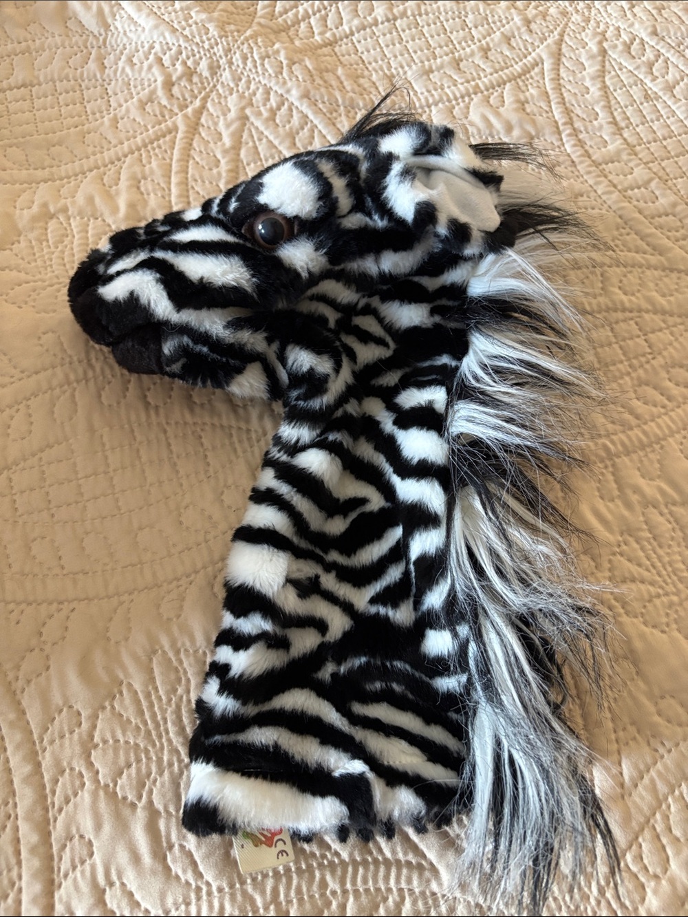 Folkmanis Zebra Puppet. EUC